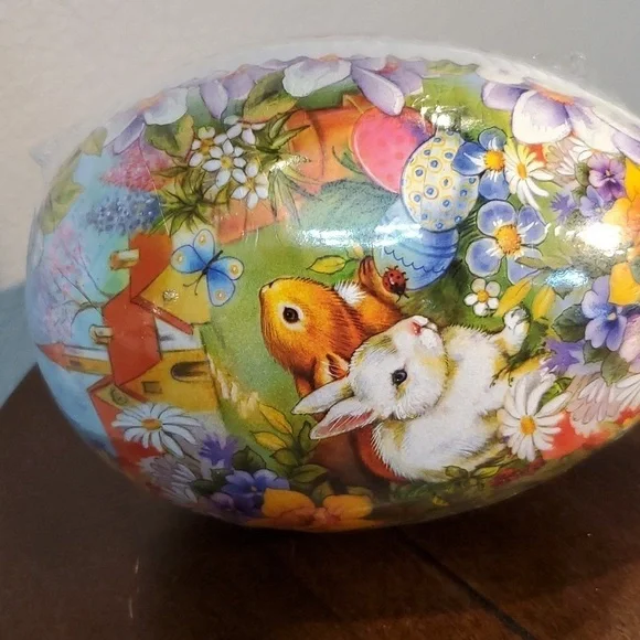 🍒 VINTAGE GERMAN PAPER EGG - Picture 7 of 14
